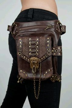 Steampunk Steampunk Mode, Elf Kostüm, Steampunk Outfits, Gothic Type, Kule Ting, Holster Bag, Travel Belt