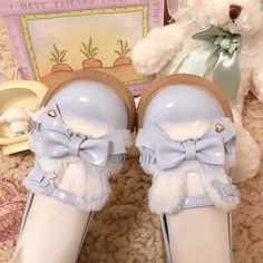 Fabric Material: PuColor: Pink. Black. Beige. Blue. RedHeels Height: 3.5cm/1.38" Light Blue Round Toe Casual Heels, Light Blue Round Toe Heels, Halter Dress Short, Tropical Leaves Pattern, Luxury Duvet Covers, Luxury Bedding Set, Warm Shoes, Cute Rabbit, Red Heels