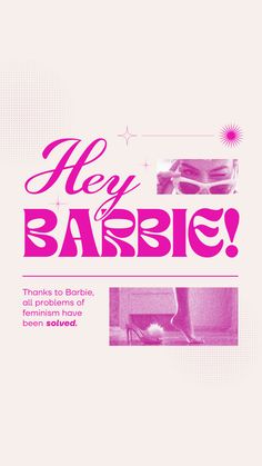 the cover of hey, barbie