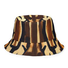 Reversible Bucket Hat, Zorse Geometric Print Pattern . This reversible bucket hat can be worn on both sides, making it easy to match with different outfits. Made of breathable premium fabric, this hat will become your go-to streetwear accessory. • 100% polyester • Fabric weight: 8.1 oz/yd² (275 g/m²) • Moisture-wicking and breathable fabric • Linen feel material • Reversible • Available in 2 sizes • Blank product components sourced from China Geometric Print Pattern, Reversible Bucket Hat, Mens Bucket Hats, Trendy Hat, Streetwear Accessories, Fishing Hat, Different Outfits, Print Pattern, Sun Hats