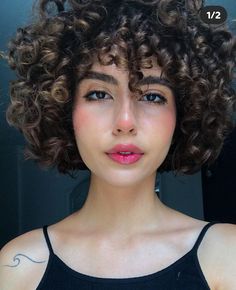 Short Textured Hair, Short Haircuts With Bangs, Curly Pixie Haircuts, Curly Pixie, Beautiful Curly Hair, Haircuts For Curly Hair