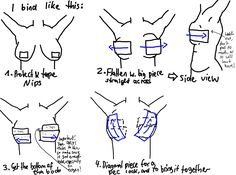 the instructions for how to draw an arm and hand with different angles, from left to right