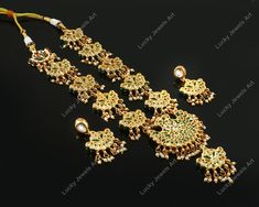 This is a stunning handmade necklace perfect for high end Jewelry Collector, a keeper in Traditional Vintage Indian/Pakistani Bridal jewelry and a Luxury Gift for your Daughter, Sister or Wife on Wedding or Anniversary. Perfect for any type of occasions, weddings And celebrations and a beautiful & memorable gift for weddings and special occasions. Description  Item Code:- L Meenakari Polki Diamond Necklace Set w/ Earrings  Necklace Measures- 10.5" Long Adjustable with a Dori/Cord Earring Measures- 56x30mm approx Quantity- One Necklace Set Please see more different designs here:- https://www.etsy.com/in-en/shop/LUCKYJEWELSART?ref=seller-platform-mcnav I make every item of my collection with a lot of love and care, I pay attention to every detail.  You are more than welcome to contact me for Pakistani Bridal Jewelry, Diamond Necklace Set, Kundan Necklaces, Bridesmaid Necklace, Wedding Jewellery Necklace, Memorable Gifts, Wedding Necklace, Earring Necklace, Handmade Necklaces