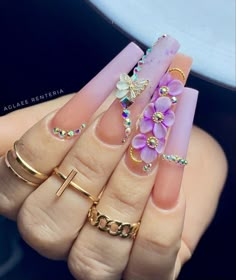 Spongebob Nails, Short Coffin Nails Designs, 3d Acrylic Nails, Cute Christmas Nails, Classy Acrylic Nails, Long Square Acrylic Nails, Uñas Acrilicas, Square Acrylic Nails, Nails Coffin