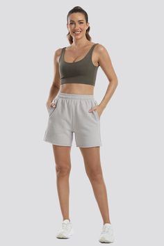 Soft & Breathable Fabric: Made with 75% cotton and 25% polyester, these comfy shorts for women offer a super soft texture, ensuring breathable comfort whether you're at the gym or lounging at home. Customizable Fit: Featuring an elastic waistband and adjustable drawstring, these lounge shorts provide easy waist adjustments and can be folded for a variety of stylish wear effects. Practical Storage Solution: Two side pockets offer ample space for storing essentials like keys and mobile phones, mak Home Feeling, Ballet Tights, Girls Dancewear, Leotard Dress, Dance Wear Ballet, Comfy Lounge, Leotards Ballet, Ballet Dress, Practical Storage