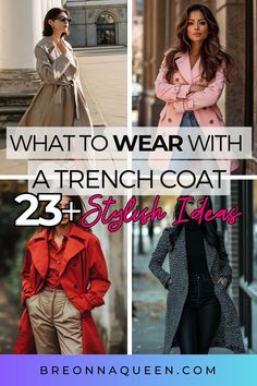 Find your perfect trench coat look with these 23 outfit ideas. This article provides a wealth of inspiration for styling your trench coat, whether you're dressing up for work or keeping it casual on weekends. Learn how to accessorize and layer for maximum impact. #TrenchCoatInspo #OutfitIdeas #ClassicStyle