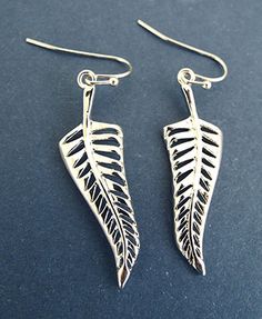 NZ+Silver+Fern+Earrings  http://www.shopnz.com/nz-silver-fern-earrings-xidp1405466.html Nz Christmas, Fern Earrings, Silver Fern, Fern, Christmas Gifts