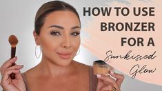 How To Use Bronzer Powder, Hoola Bronzer Tutorial, How To Bronze Your Face, How To Apply Bronzer For Beginners, Nina Ubhi, Bronze Makeup Tutorial, Bronzer Tutorial, Bronzed Makeup Tutorial