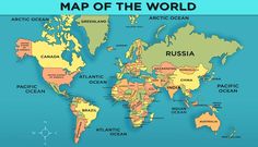 a map of the world with all countries