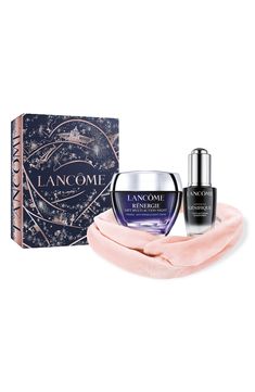 What it is: A limited-edition gift set featuring two full-size skin-care icons from Lancôme, plus a headband. Set includes:- Full-size Advanced Génifique Youth Activating Concentrate Anti-Aging Face Serum (0.7 oz.): an advanced, anti-aging face serum with bifidus prebiotic that targets the 10 key signs of aging, visibly improving radiance in seven days- Full-size Rénergie Lift Multi-Action Night Cream Skin Rejuvenating Treatment (1.7 oz.): a hydrating, anti-aging night cream that may help lift, Anti Aging Night Cream, Anti Aging Face Serum, Twisted Headband, Nighttime Skincare, Tighten Skin, Aging Face, Headband Set, Beauty Sleep, Knotted Headband