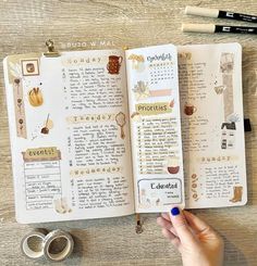 Bujo Diary Ideas, Weekly Bujo Ideas, Beautiful Bujo Spreads, Bujo Planner Weekly, Bullet Journal Ideas Pages Weekly, Bujo Planner Ideas, Bujo Inspiration Ideas Weekly, Journal Scrapbook Ideas Layout, Cute Bujo Spreads