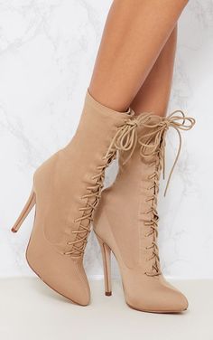 #Fashionable #Wedges sandals Beautiful Casual Style Shoes Sock Boots Outfit, Nude Boots, Knee Boots Outfit, High Boots Outfit, High Heel Dress, Sock Boots, Nude Shoes, Heels Classy, Studded Heels