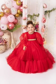 Red Tulle Dress, Toddler Gown Dress, Sweet 16 Dress Beautiful girl`s tutu dress for little princess in Red color Trendy dress with full tulle multilayered bottom with. Dress has Crew neckline. Gown is perfect for any special occasion in life of your daughter - birthday, party, wedding as flower girl and any other event. With this dress your daughter will receive many compliments and such trendy look will underline her beautiness. Any color is possible. SIZES__CUSTOMISATION Dress is tailored to order in any standard size. For better fit you can leave measurements of your girl. It is possible also to tailor matching dress for mother. Choose in the size options - mommy and me set and leave on checkout your sizes in the note to seller box. Length of the dress can be made as you wish. PROCESSIN Festive Red Princess Dress For Dress-up, Red Fitted Gown For Dress-up, Red Ball Gown Dress For Dress-up Occasions, Red Fitted Ball Gown For Fancy Dress, Red Ball Gown Dresses For Dress-up, Red Ball Gown For Dress-up, Elegant Red Gown For Dress-up, Floor-length Tulle Dress For Dress-up Occasions, Floor-length Tulle Dress For Dress-up