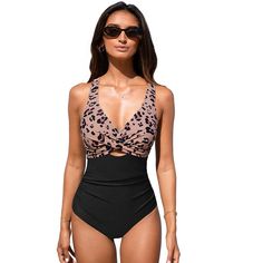 Look super stylish in the sun wearing this Women's CUPSHE Leopard Print Cross Back Ruched One-Piece Swimsuit.Click on this WOMEN'S GUIDE to find the perfect fit and more! Look super stylish in the sun wearing this Women's CUPSHE Leopard Print Cross Back Ruched One-Piece Swimsuit. Click on this WOMEN'S GUIDE to find the perfect fit and more! FEATURES Removable cups Tie closure Partially lined Lined gusset Wireless V-neckFIT & SIZING Cross back tieFABRIC & CARE Body: nylon, spandex Lining: polyest Ruched Swimwear For Beach Season, Ruched Sleeveless Swimwear For Beach Season, Sleeveless Ruched Swimwear For Beach Season, Printed One-piece Tankini, Casual One-piece With Lined Body For Pool, Casual Lined One-piece For Pool, Fitted Ruched Swimwear For Vacation, Fitted One-piece Swimsuit For Vacation, Fitted One-piece Swimwear For Vacation