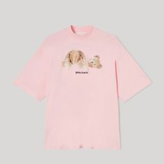 Never Worn Palm Angels Shirt, Palm Angels Hoodie, Slippers Outfit, Angel Shirt, Angel Bear, Bear Pink, Latest Fashion Design, Rose Style, Palm Tree Print