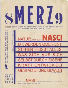 an old book with some type of writing on the front and back cover that reads, merz 9