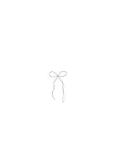 a drawing of a bow on a white background