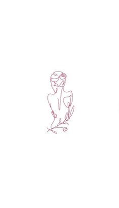 a line drawing of a woman sitting on the ground with her hands behind her back