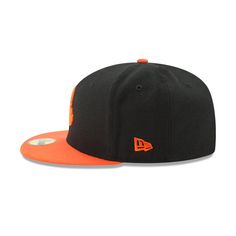 Wear what the players wear! The Baltimore Orioles Authentic Collection Alt 59FIFTY Fitted cap features a black fabrication with an embroidered "O's" logo at the front panels and embroidered MLB Batterman at the rear. Black Fitted Hat With Flat Brim For Sports Events, Black Fitted Hat With Flat Brim For Sports, Black Flat Brim Fitted Hat For Sports Events, Black Fitted Hat For Baseball Season, Black Flat Brim Baseball Cap For Baseball Season, Black Flat Bill Fitted Hat For Sports Events, Throwback Black Baseball Cap With Flat Bill, Black Baseball Cap For College During Baseball Season, Black Six-panel Baseball Cap For Fan Gear