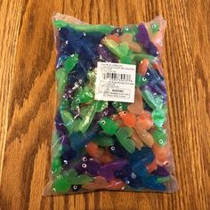 the gummy bears are packed and ready to be bought for $ 5 00 each