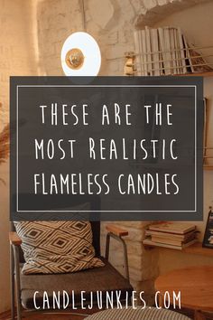 there are the most realistic flameless candles in this house and it's amazing