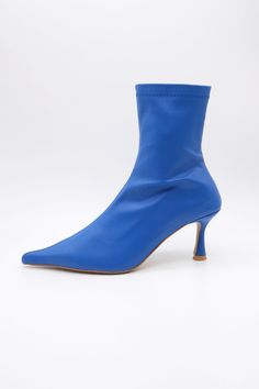 Annalise Stretchy Ankle Boots Synthetic stretchy leather 7cm heels This product has been hand-picked by Storets' stylists. Fitted Heeled Boots With Sculpted Low Heel, Fitted Low Heel Boots With Sculpted Heel, Blue Fitted Ankle Heeled Boots, Fitted Blue Ankle Heeled Boots, Fitted Ankle-high Heeled Boots With Padded Heel, Fitted Square Toe Heels With Padded Ankle, Blue Fitted Pointed Toe Heeled Boots, Blue Fitted Boots With Square Toe, Blue Fitted Square Toe Boots