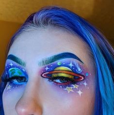 Fantasy Make-up, Artsy Makeup, Drag Make-up, Makeup Eye Looks, Makeup Hacks, Creative Makeup Looks, Eye Makeup Art