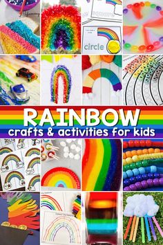 rainbow crafts and activities for kids