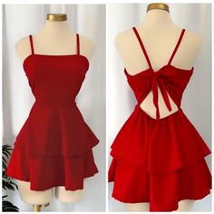 Short Red Dress Formal, Red Short Dress, Short Red Dress, Hot Prom Dress, Red Birthday, Mermaid Prom Dresses Lace, Diy Vetement, Purple Prom Dress, Cute Dress Outfits