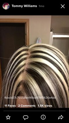 Pelo Black Hair With Blonde Highlights, Chunky Blonde Highlights, Ombre Blond, Tan Skin Blonde Hair, Blonde Streaks, Gray Hair Highlights