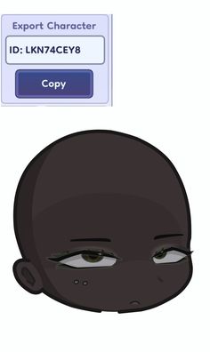 an avatar character is looking at the computer screen with text that reads, expert character id ln7acey8 copy