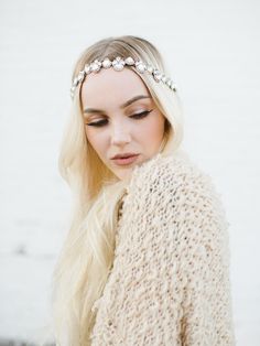 olive + piper Jasmine Crystal Headpiece Head Pieces, Trending Hairstyles, Valentine's Gift, Wedding Dreams, Boho Bride