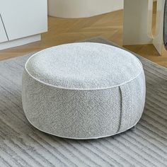 PRICES MAY VARY. 【Package Includes】1 x filling, 1 x inflatable pouf cover, 1 x extra repair kit, 1 x clear instruction, 1 x air pump. Large pouf ottoman has a 21-inch diameter and 10-inch height. 【Pouf with Filler】You don't have to think about what to stuff with, also save your money on stuffing. Just put the PVC part into the cover and inflate it with the foot pump that came with the product. 【Storage Ottoman】Take out the inflatable part, you can stuffed the pouf with old clothes, blankets, she Fuzzy Storage Ottoman, Round Puffy Stool, Inflatable Ottoman, Faux Fur Pouf Ottomans, Fur Pouf Ottoman, Pouf Ottoman Gray, Kids Room Grey, Product Storage, Round Floor Pillow