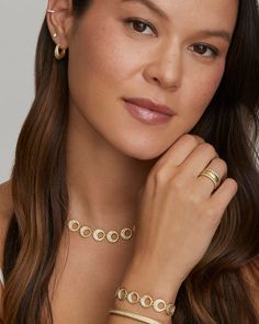 18K Yellow Gold and White Gold Crescent Bracelet with Diamonds, .98 TCW   7 Inches Style# YBDWMW Bracelet With Diamonds, Signature Collection, Ring Necklace, Crescent, Ring Earrings, Jewelry Shop, Jewelry Necklaces, Diamonds, White Gold