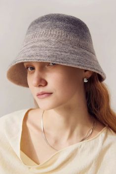 Ombre Wool Felt Designer Bucket Hat Discover the fusion of style and functionality with our Ombre Wool Felt Designer Bucket Hat. Crafted from superior quality wool felt, this hat features an innovative ombre design that transitions smoothly from one shade to another, creating a visually striking effect. The unique front-short-back-long cut is not only aesthetically pleasing but also ensures a comfortable fit. This hat is a testament to modern minimalistic design, offering both warmth and breatha Adjustable Felt Bucket Hat, Winter Felt Bucket Hat, Winter Lightweight Adjustable Hat, Lightweight Adjustable Winter Hats, One Size Fits Most Cloche Hat For Outdoor, Gray Lightweight Wide Brim Hat, Lightweight Wide Brim Gray Hat, Gray Wide Brim Lightweight Hat, Spring Gray Bucket Hat