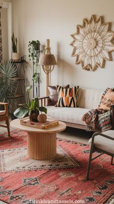 Bohemian Living Room Decor