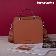 Made of Synthetic leather, this small tote/crossbody has: Montana West logo applique on the front Comfortable, lightweight, waterproof, synthetic leather is durable and easy to clean. Interior features a convenient zippered pocket and a handy open pocket, allowing you to organize and store various items in an orderly manner. With a wide strap design, which will relieve your shoulder pressure, is also adjustable and removable. Crafted for your comfort, this women's purse offers a multi-functional design. It comes with an adjustable strap featuring a robust, dependable buckle that easily adapts to your preferred length. Women Handbag, Small Tote, Strap Design, Womens Purses, Dallas Tx, Sheet Of Paper, Wide Straps, Functional Design, Synthetic Leather