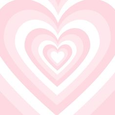 a pink and white background with hearts in the center