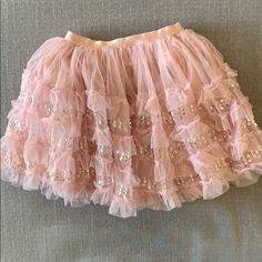 New Cotton On Kids Blush Pink Sequin Tulle Skirt With Elastic Waistband. Fully Lined. Size 1-2. New With Tags. *Even More Pretty In Person* Cute Tiered Skirt For Party, Spring Tulle Skirt For Dress-up, Cute Summer Party Petticoat, Cute Tiered Tulle Skirt, Fitted Pink Skirt For Dress-up Occasions, Pink Sequin Skirt, Kids Denim Jeans, Tutu Skirt Kids, Rainbow Skirt