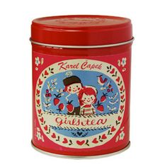 . Illustrated Packaging, Vintage Tea Tins, Dessert Packaging, Japanese Teapot, Vintage Packaging, Tea Tins, Flavored Tea, Vintage Tins