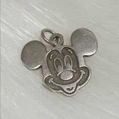 Rare Vintage Original Mickey Mouse Pendant Charm Sterling Silver Walt Disney For Girl, Boy, Or Adult! Original Mickey Mouse, Charm Necklace Silver, Disney Mickey Mouse, Charm Necklace, Women Jewelry, Sterling Silver, Disney, Pendant, Silver