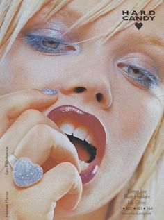 Makeup Magazine, Makeup Ads, Buy Makeup, Behind Blue Eyes, Make Up Inspo, Magazine Ad, Glitter Eyes, Editorial Makeup, Hard Candy