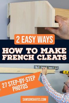 Start small, sell online French Cleat Storage, Rigid Foam Insulation, French Cleats, French Cleat, Wood Shop Projects, Diy Garage, Wood Working For Beginners