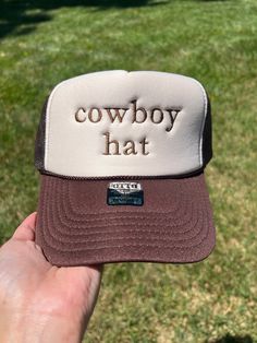 Trucker Hat Stay cool and show off unique style with this cowboy hat  Embroidered Trucker Hat. This made-in-house hat is perfect for spring and summer days, especially for girls' nights out. The statement on the cap will surely turn heads and get conversations going. Be prepared to stand out. BULK ORDERS 6 PCS OR MORE! - PLEASE CONTACT US FOR A DISCOUNT CODE BEFORE ORDERING 6 PIECES= 30% OFF 12 PIECES = 40% OFF 24 PIECES = 50% OFF 48 PIECES = 55% OFF 96+ PIECES = 60% OFF All discounts include FR Winston Salem Nc, Winston Salem, Cowboy Hat, Discount Code, Stay Cool, Trucker Cap, Summer Days, Cowboy Hats, Trucker Hat