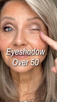 Instagram Older Eyes Makeup Over 50, Makeup Photos, Grey Hair Makeup Looks Over 50, Eyeshadow For Aging Eyes, Eye Makeup Over 60, Simple Eye Makeup For Over 50, Makeup Looks For 50 Year Old Women, Older Women Eye Makeup, Best Makeup For Older Women Over 50