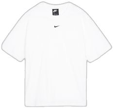 Classic White Sports T-shirt, Classic White Sports Top, White Top With Embroidered Logo For Streetwear, Classic White Nike Tops, White Sports Tops With Embroidered Logo, White Sports Top With Embroidered Logo, Casual White Tops With Embroidered Logo, White Tops With Embroidered Logo For Sports, Nike Sporty Tops With Embroidered Logo