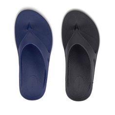 Oofos Sandals, Over Pronation, Recovery Sandals, Fallen Arches, Navy Man, Heel Pain, Thong Sandals, Arch Support, Black Sandals