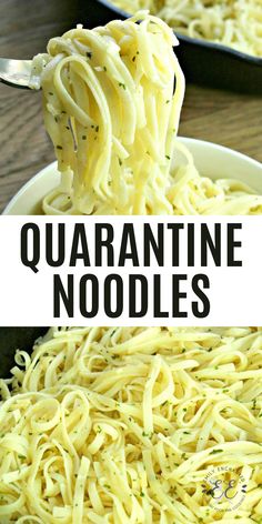 this is an easy recipe for quaranine noodles