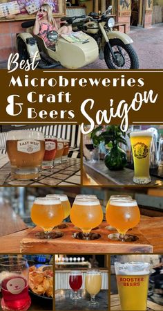 the best microbreweries and craft beers in saugon, france with text overlay that reads best microbreweries & craft beers saigon