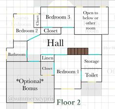 the floor plan for an apartment with two rooms